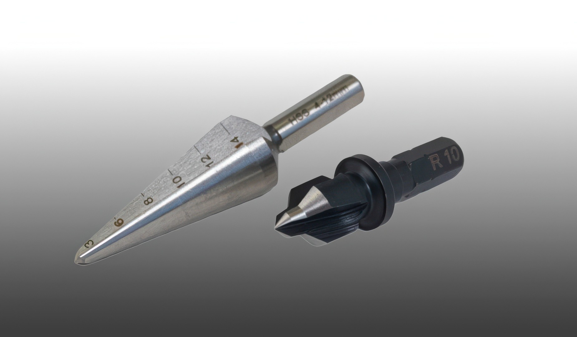 Kegelbohrer aus Hartmetall, 3 bis 14 mm, zum Vorbohren von Wellplatten