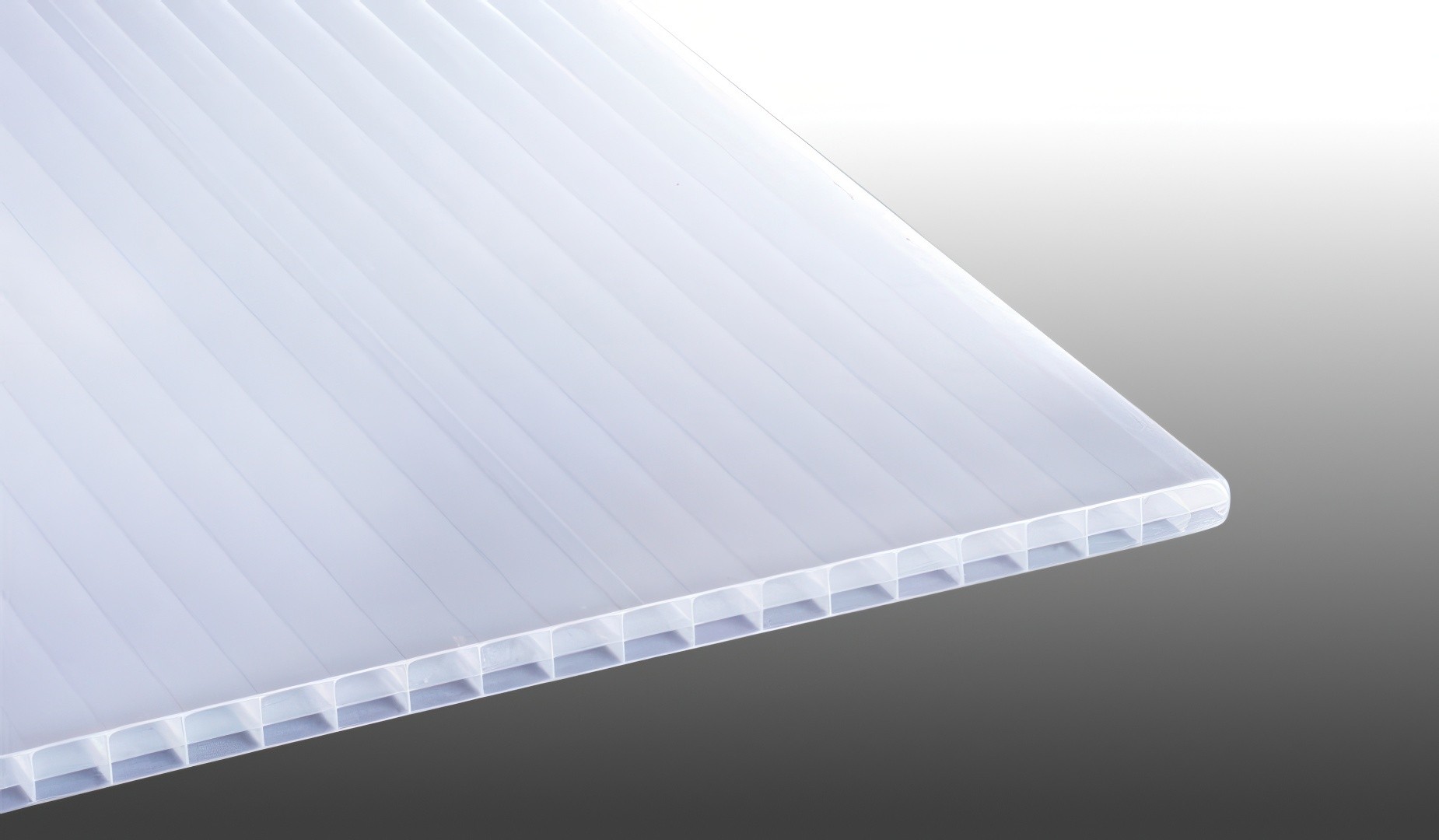 Polycarbonat Stegplatte - 16 / 20 mm - 3-Fach - Sonnenreflektierend